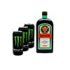 Pack Jagermeister 700cc + 3 Monster Energy