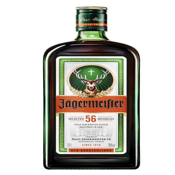 Licor alemán Jagermeister de 700 ml