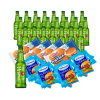 24 Hamburguesas Schneck + Tortugas Bimbo + 24 Cerveza Smith 44 330cc