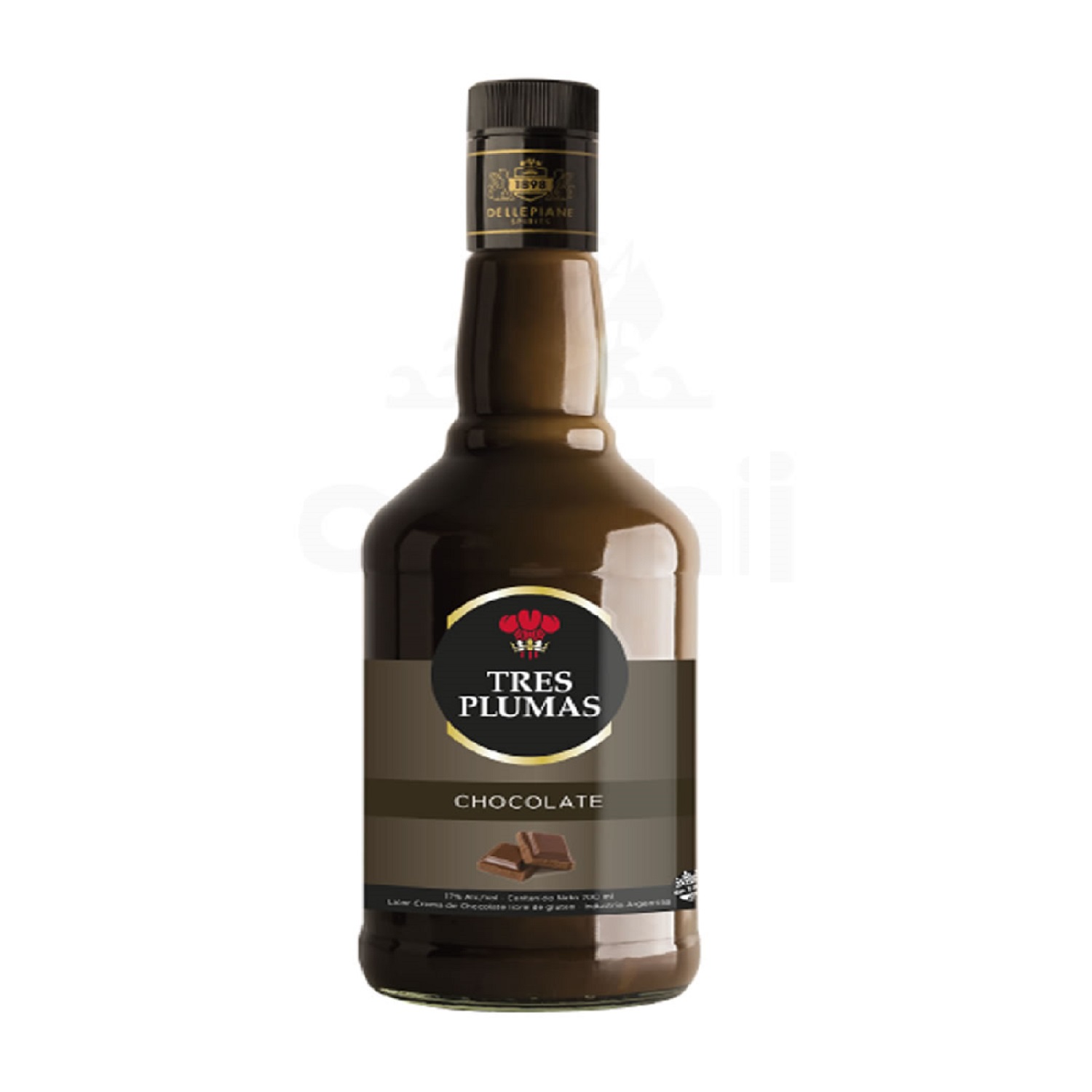 Licor De Chocolate Tres Plumas 700 ml